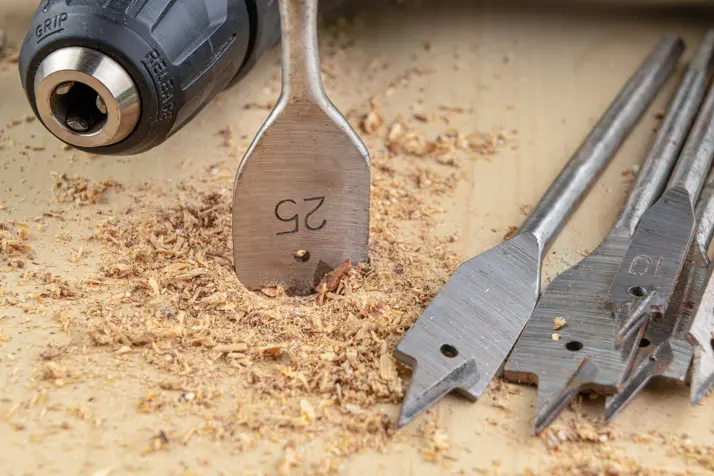 Sada plochých frézovacích vrtáků 10 - 25 mm (6 dílů) BGS 50796 (BGS1050796)