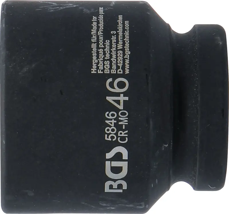 Nástrčná hlavice 1" 46 mm BGS105846 tvrzená, Pro Torque (BGS105846)