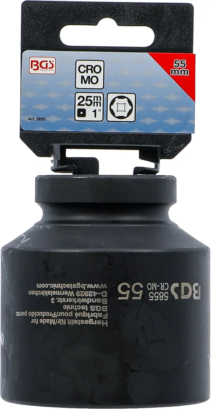 Nástrčná hlavice 1" 55 mm BGS105855 tvrzená, Pro Torque (BGS105855)