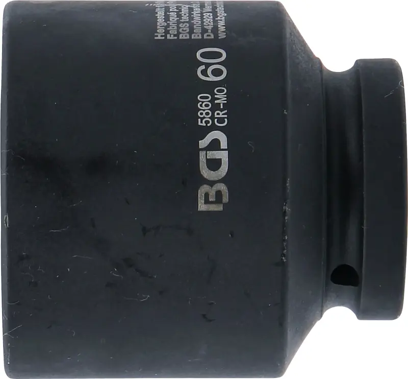 Nástrčná hlavice 1" 60 mm BGS105860 tvrzená, Pro Torque (BGS105860)
