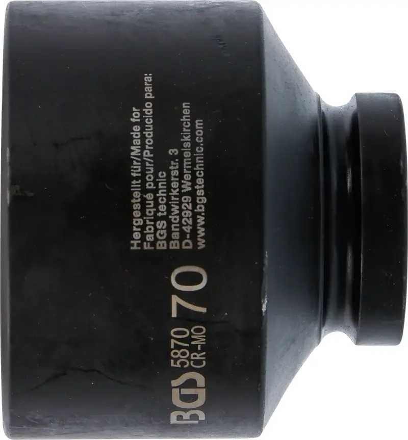 Nástrčná hlavice 1" 70 mm BGS105870 tvrzená, Pro Torque (BGS105870)