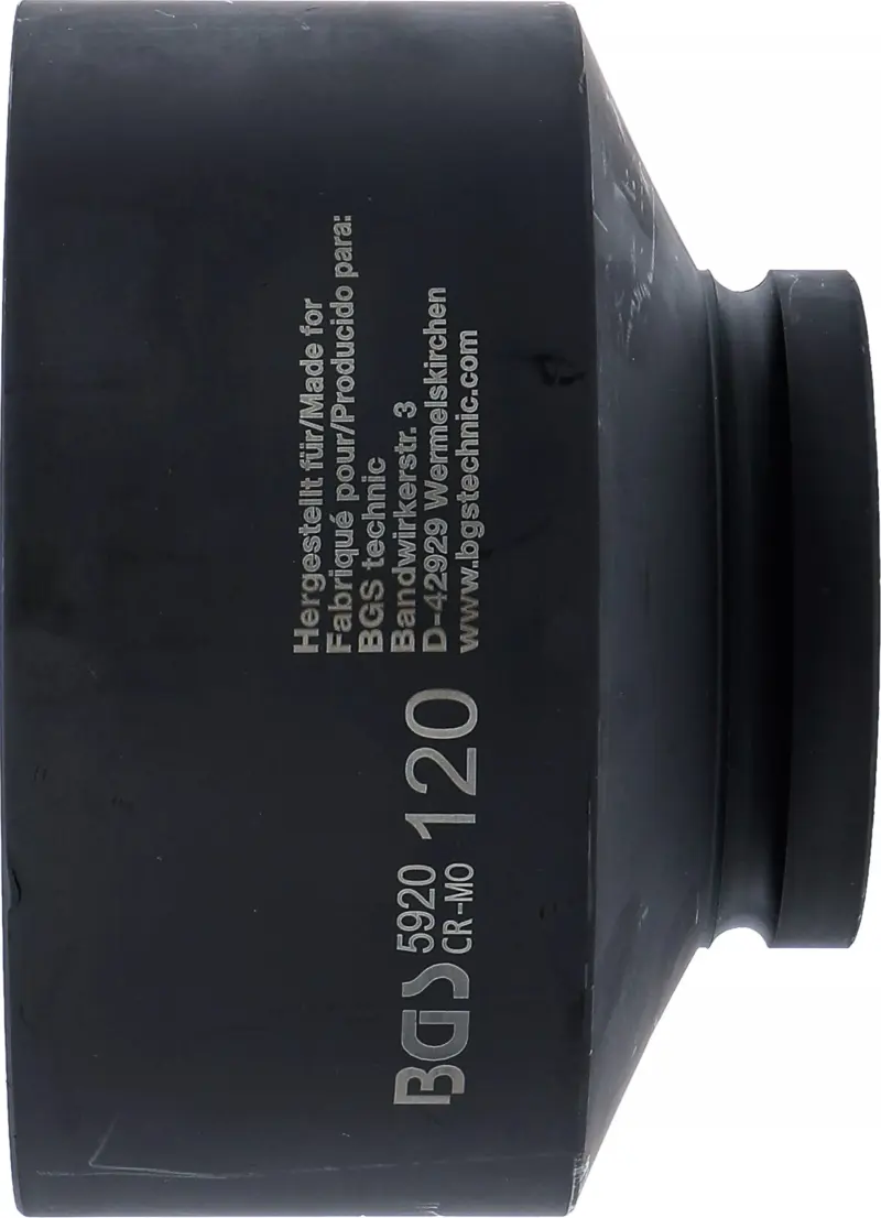 Nástrčná hlavice 1" 120 mm BGS105920 tvrzená, Pro Torque (BGS105920)