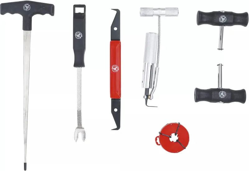 Přípravky Kraftmann pro demontáž čelních autoskel BGS1060300 Sada 7 dílů (BGS1060300)