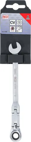 Očkoplochý klíč 8 mm BGS106168 s dvojitým kloubem (BGS106168)