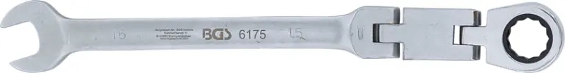 Očkoplochý klíč 15 mm BGS106175 s dvojitým kloubem (BGS106175)