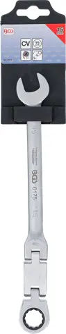 Očkoplochý klíč 15 mm BGS106175 s dvojitým kloubem (BGS106175)