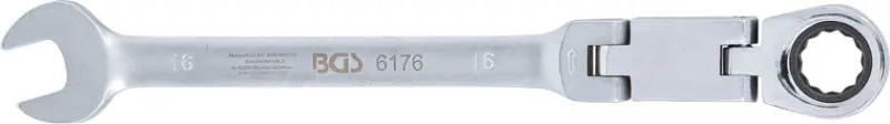 Očkoplochý klíč 16 mm BGS106176 s dvojitým kloubem (BGS106176)