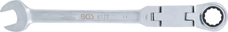 Očkoplochý klíč 17 mm BGS106177 s dvojitým kloubem (BGS106177)