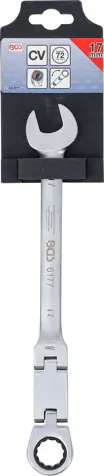 Očkoplochý klíč 17 mm BGS106177 s dvojitým kloubem (BGS106177)