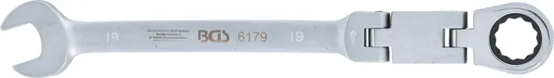 Očkoplochý klíč 19 mm BGS106179 s dvojitým kloubem (BGS106179)