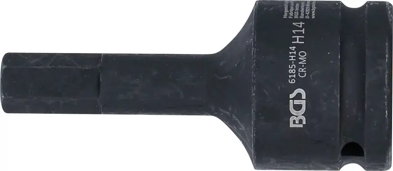 Zástrčná bitová hlavice 3/4" HEX 14 x100 mm BGS106185-H14 rázová (BGS106185-H14)