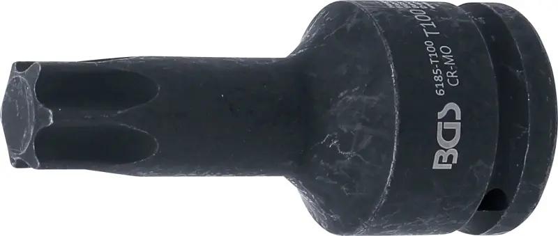 Zástrčná bitová hlavice 3/4" Torx T100 x100 mm BGS106185-T100 rázová (BGS106185-T100)