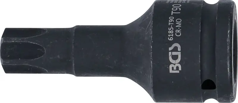 Zástrčná bitová hlavice 3/4" Torx T90 x100 mm BGS106185-T90 rázová (BGS106185-T90)