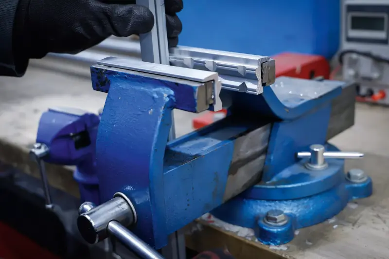 Sada ochranných čelistí na svěrák  hliník  šířka 1 (BGS106796)