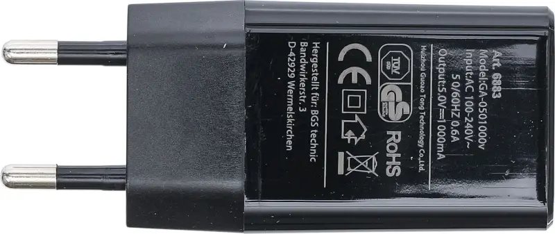 Univerzální USB nabíječka | 1 A (BGS106883)