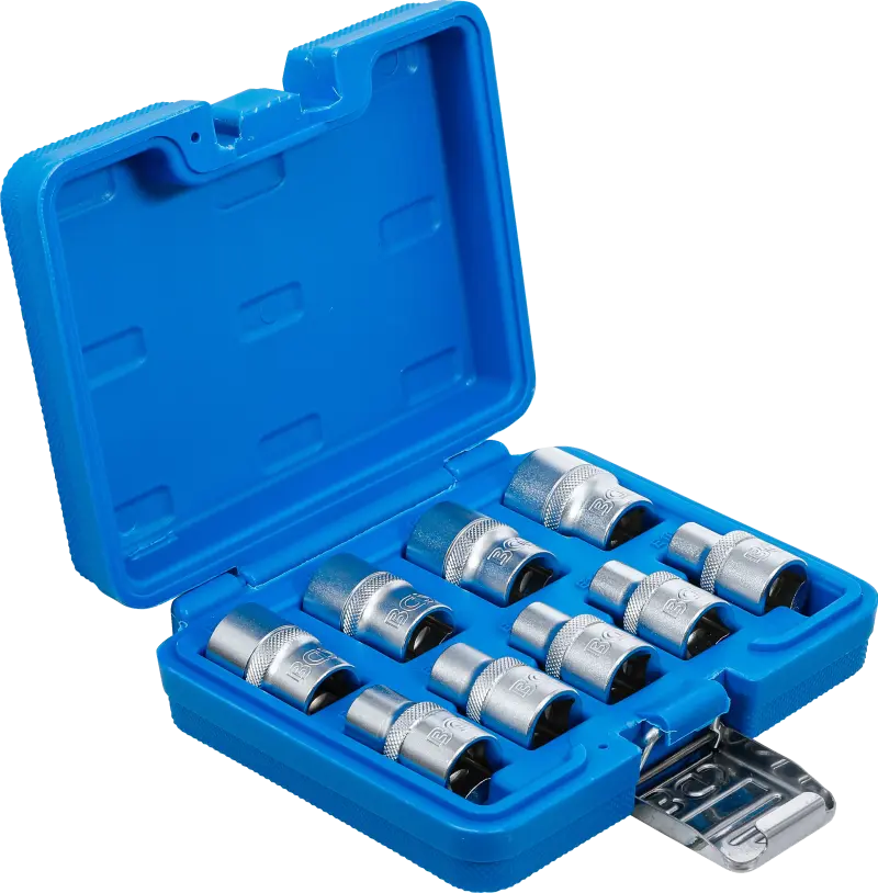 Nástrčné hlavice 1/2" E-profil E10 ÷ E24 BGS106425 Sada 9 dílů (BGS106425)