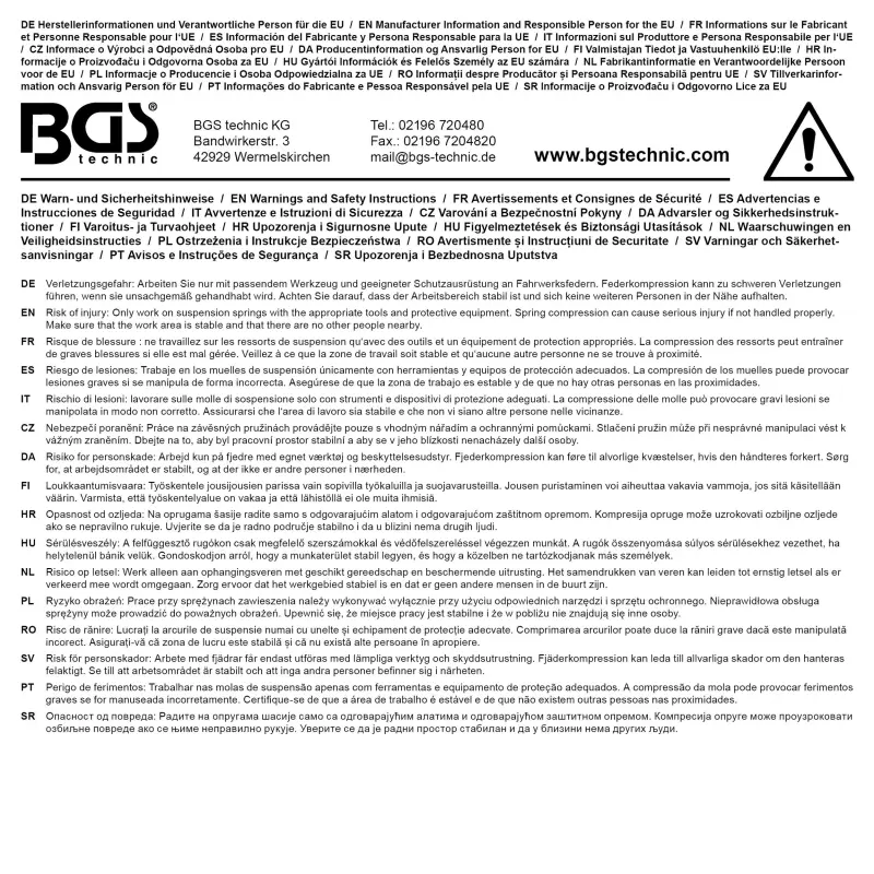 Nástrčné hlavice BGS 6457 pro montáž tlumičů - Sada 8 dílů (BGS106457)