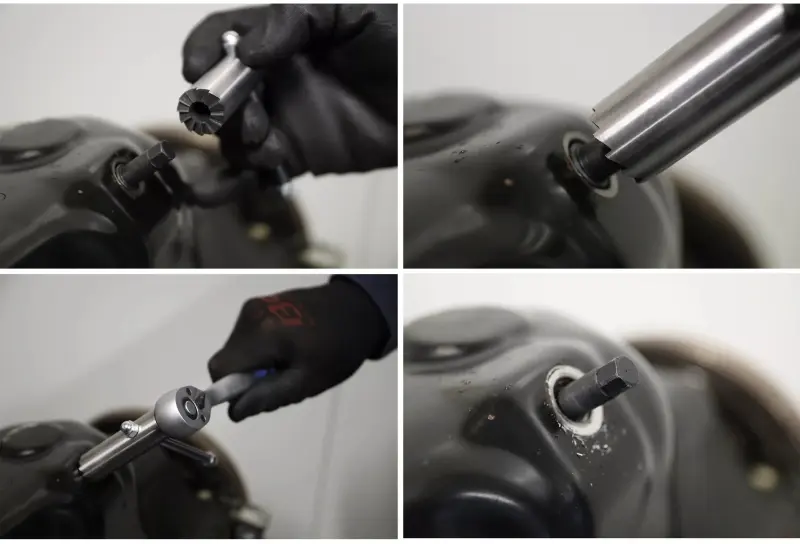 Frézy na sedla vypouštěcích šroubů oleje BGS106674 (Sada 8 dílů) (BGS106674)