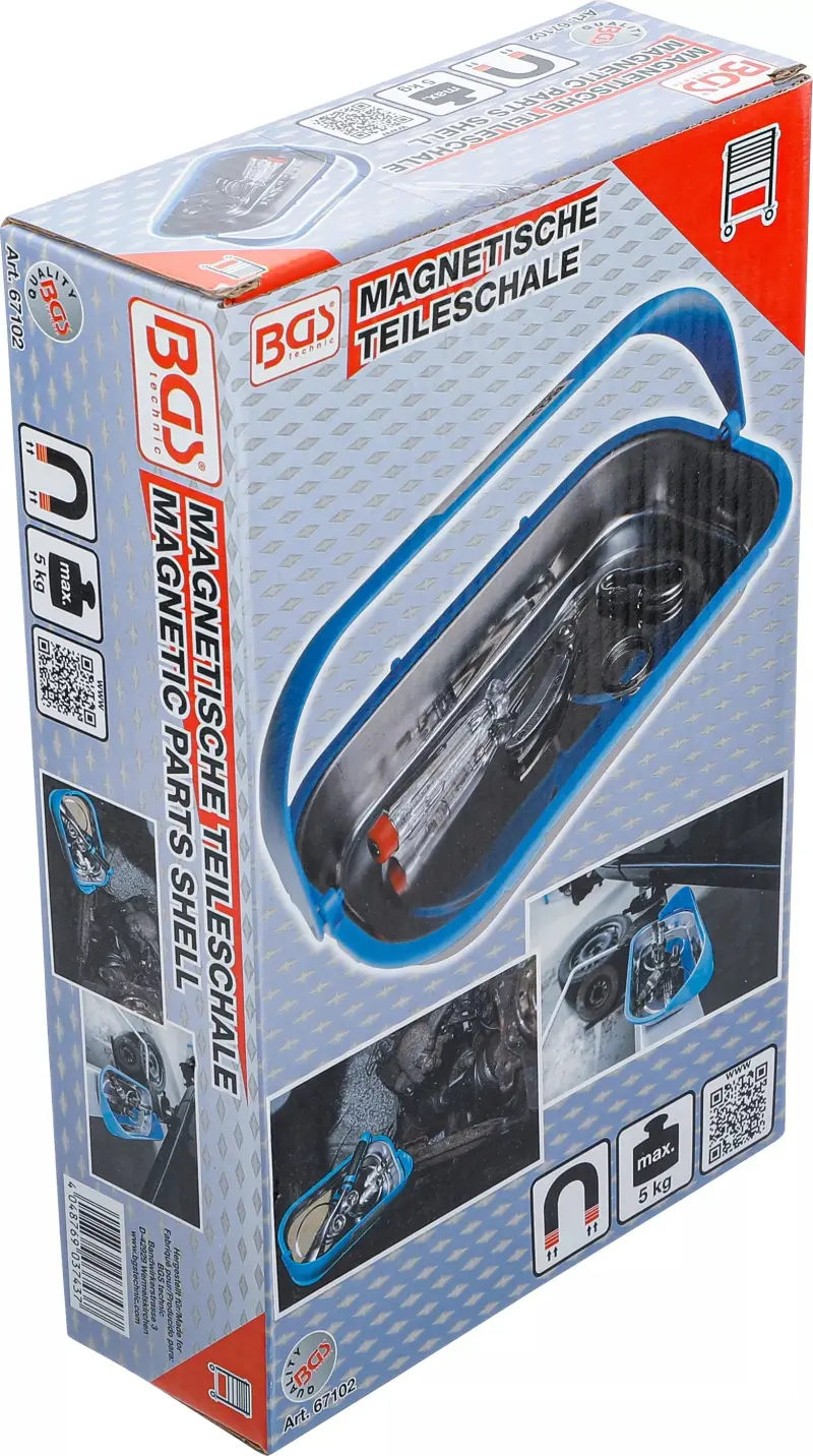 Magnetická miska 249 x 152 mm BGS1067102 s otočným držadlem (BGS1067102)