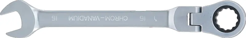 Očkoplochý klíč 16 mm s ráčnou BGS106716, kloubový (BGS106716)