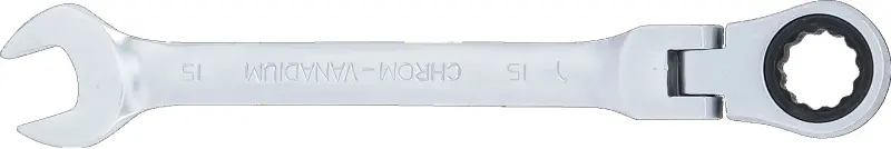 Očkoplochý klíč 17 mm s ráčnou BGS106717, kloubový (BGS106717)