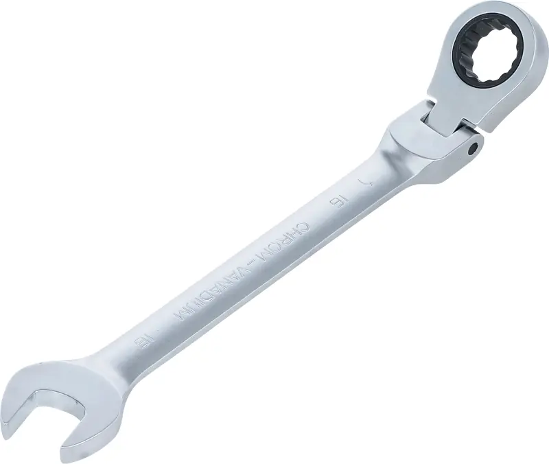 Očkoplochý klíč 18 mm s ráčnou BGS106718, kloubový (BGS106718)