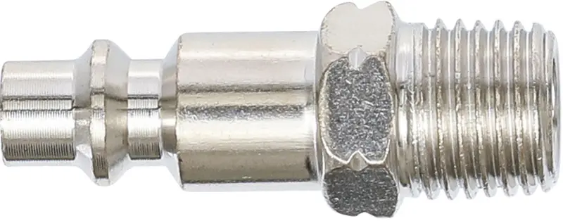 Adaptér pro pneumatické nářadí  6,3 mm (1/4") vnější závit  USA / Francie (BGS107057)
