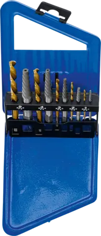 Vytahováky zalomených šroubů včetně vrtáků 2 ÷ 7,5 mm BGS106780 (Sada 10 dílů) (BGS106780)