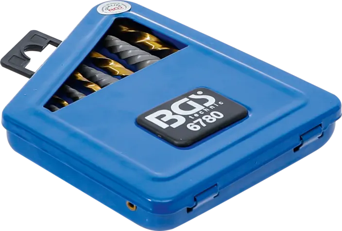 Vytahováky zalomených šroubů včetně vrtáků 2 ÷ 7,5 mm BGS106780 (Sada 10 dílů) (BGS106780)