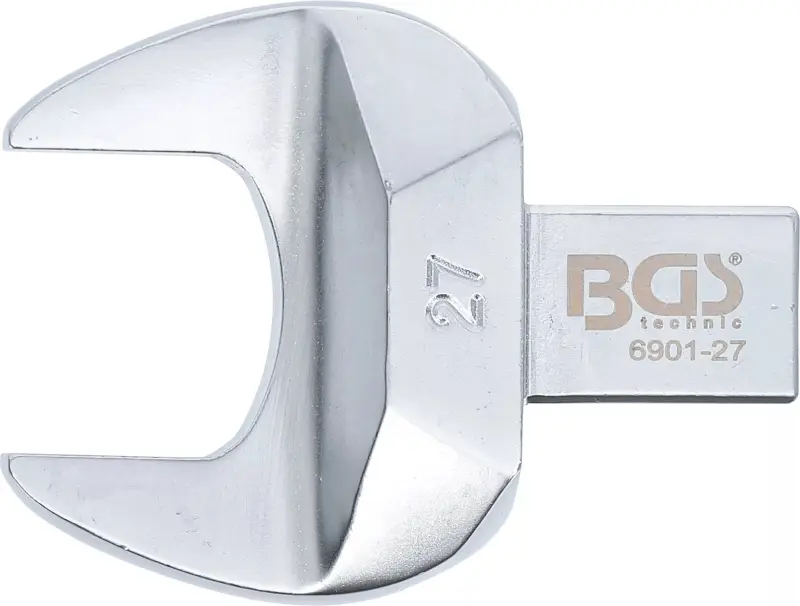 Nástavec mom. klíče - otevřený klíč 27 mm BGS106901-27 (upnutí 14 x 18 mm) (BGS106901-27)