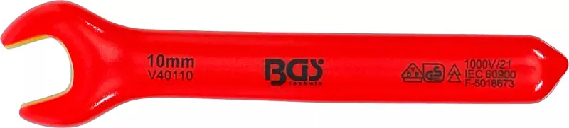 Jednostranný otevřený klíč BGS 71060 10 mm VDE (BGS1071060)