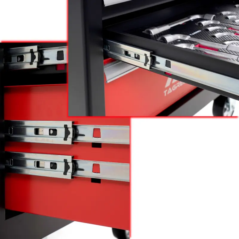 Dílenská skříň, dílenský vozík s nářadím Tagred TA217 72 zubé ráčny (298 dílů) (TA217)