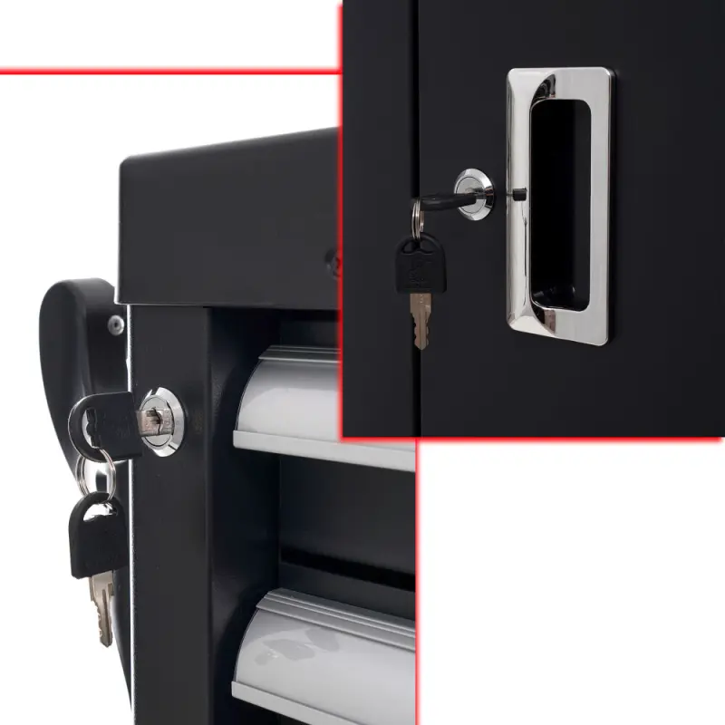 Dílenská skříň, dílenský vozík s nářadím Tagred TA217 72 zubé ráčny (298 dílů) (TA217)