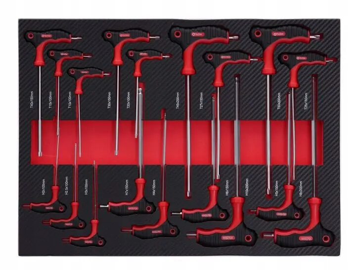 Dílenská skříň, dílenský vozík s nářadím Tagred TA217 72 zubé ráčny (298 dílů) (TA217)