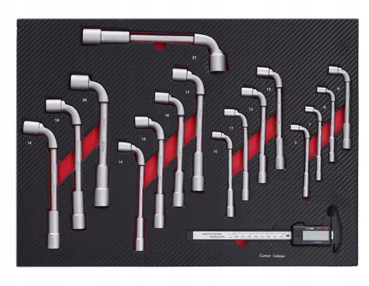 Dílenská skříň, dílenský vozík s nářadím Tagred TA217 72 zubé ráčny (298 dílů) (TA217)