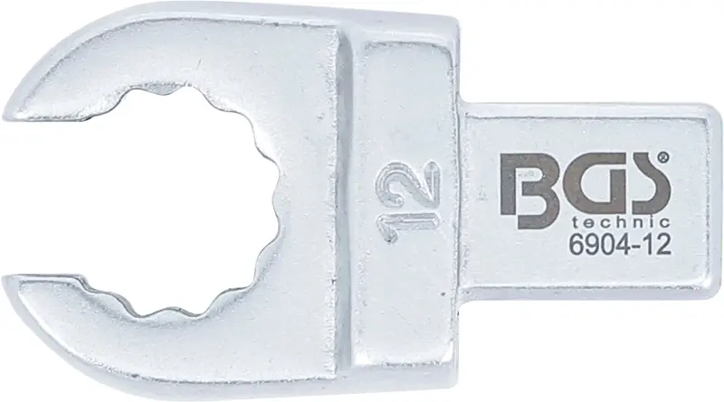 Otevřený očkový klíč 12 mm BGS106904-12 Nástrčný s upínáním 9 x 12 mm (BGS106904-12)