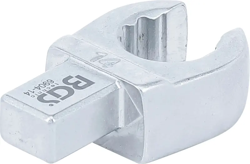Otevřený očkový klíč 14 mm BGS106904-14 Nástrčný s upínáním 9 x 12 mm (BGS106904-14)