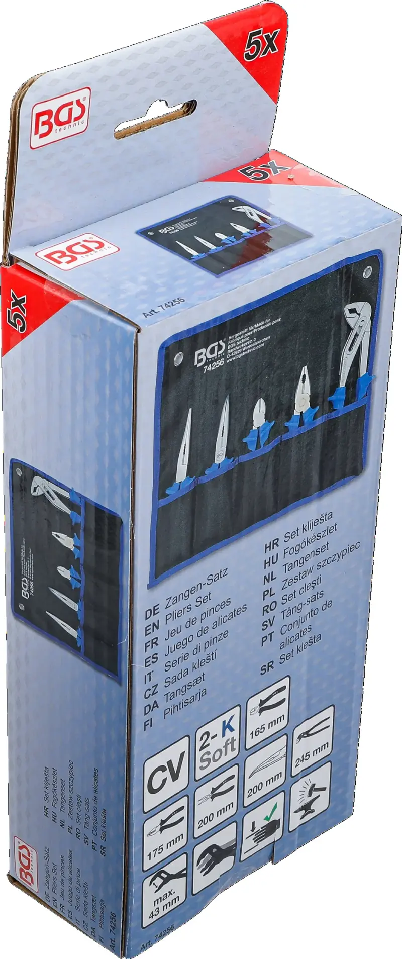 Sada kleští BGS 74256 (5 dílů) (BGS1074256)