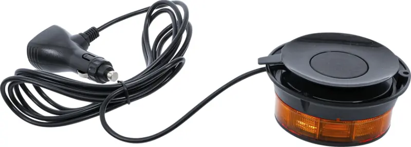 Otočný maják pr. 130 mm s magnetem BGS1070342 - žlutý (BGS1070342)