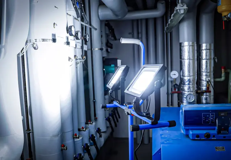 Pracovní duo SMD LED svítilna se stativem 2× 7, BGS 85338 (BGS1085338)