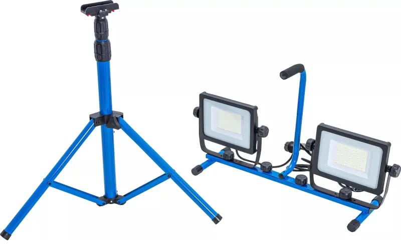 Pracovní duo SMD LED svítilna se stativem 2× 7, BGS 85338 (BGS1085338)