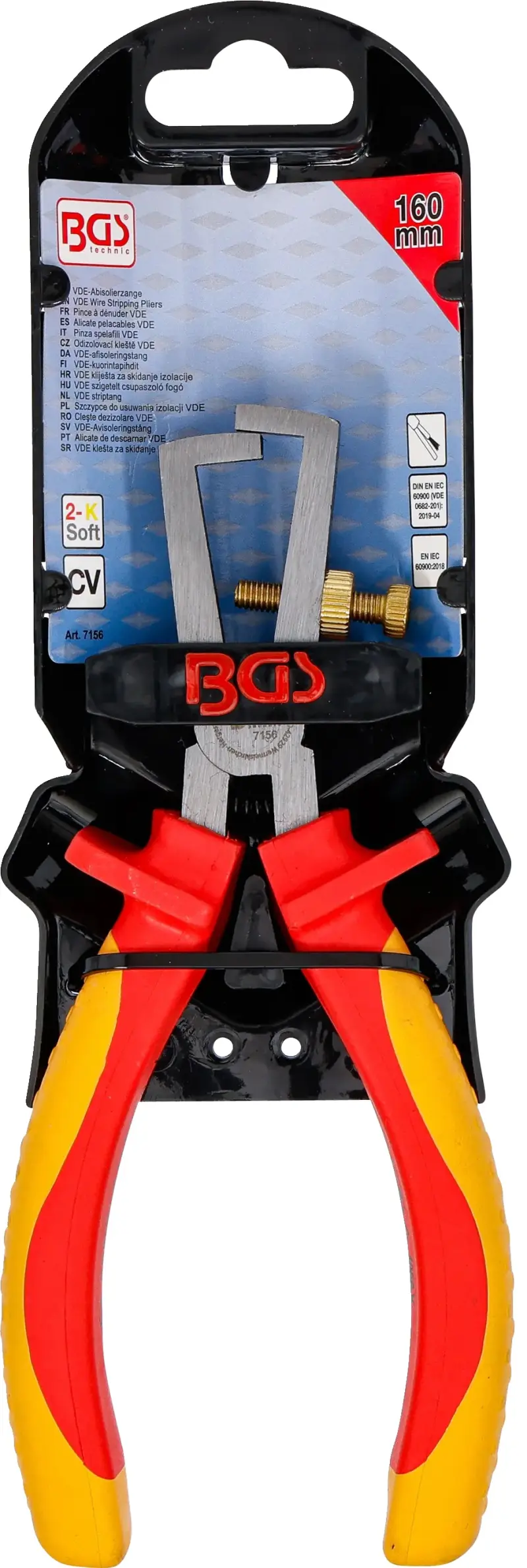 Odizolační kleště 160 mm BGS107156 VDE (DIN EN 60900) (BGS107156)