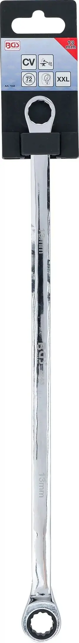 Očkový ráčnový klíč 13 mm BGS107243aextra dlouhý (BGS107243)