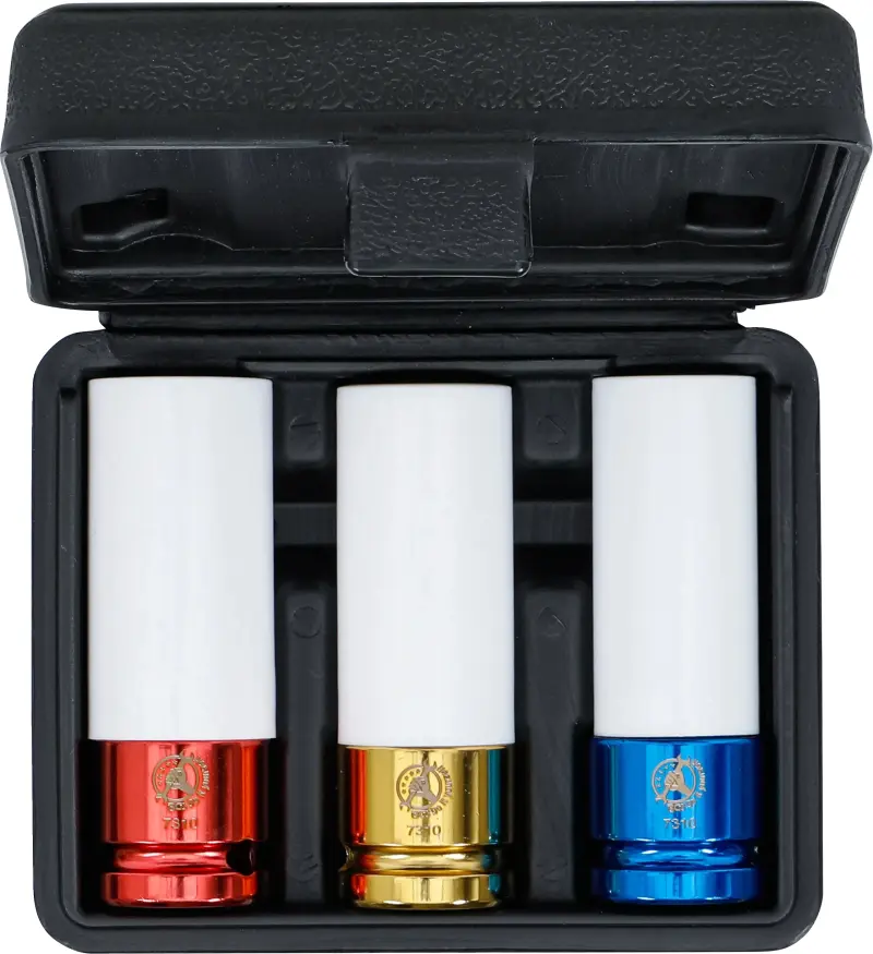 BGS 7310 Nástrčné hlavíce 1/2" Kraftmann 17-19-21 mm. Sada 3 ks (BGS107310)