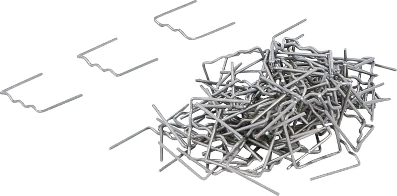 Svorky pro opravu 0,8 mm BGS1073351, ploché (Sada 100 dílů) (BGS1073351)