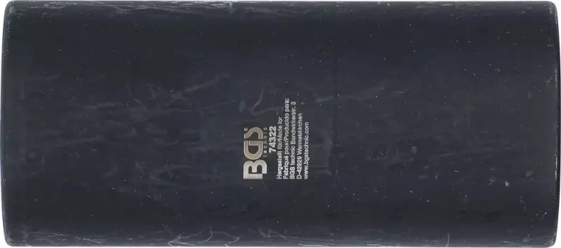 Nástrčná hlavice 1/2" 8hranná 38 mm BGS1074322 na hlavice vstřikovačů pro Scania (340) (BGS1074322)