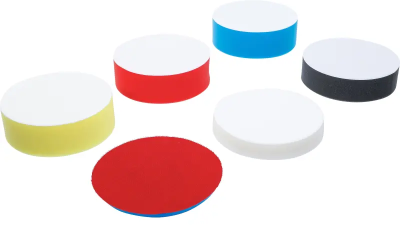 Lešticí houbičky pr. 150 mm BGS1074379 (Sada 6 dílů) (BGS1074379)