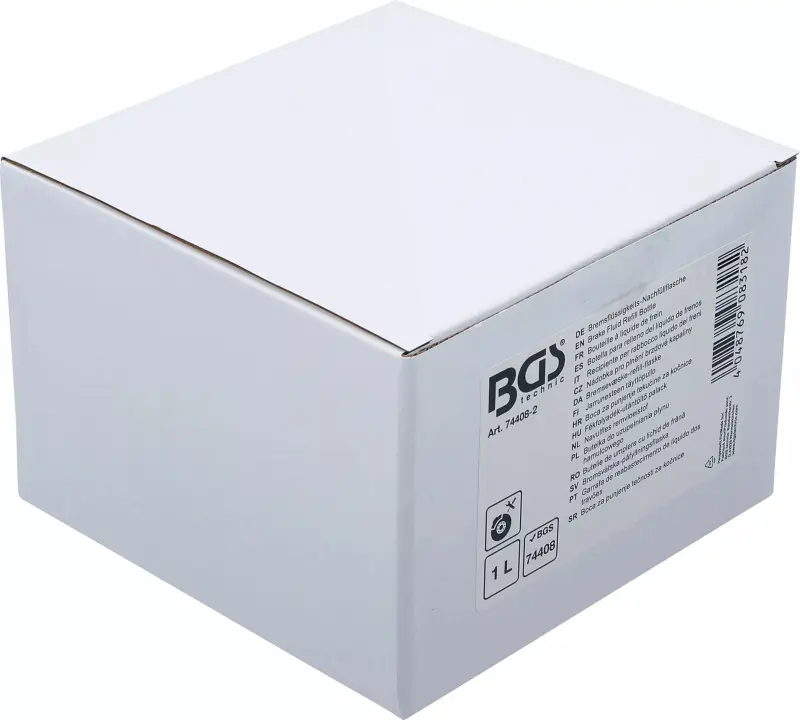 Láhev 1 l na dolévání brzdové kapaliny BGS1074408-2 pro odvzdušňovač brzd BGS 74408 (BGS1074408-2)