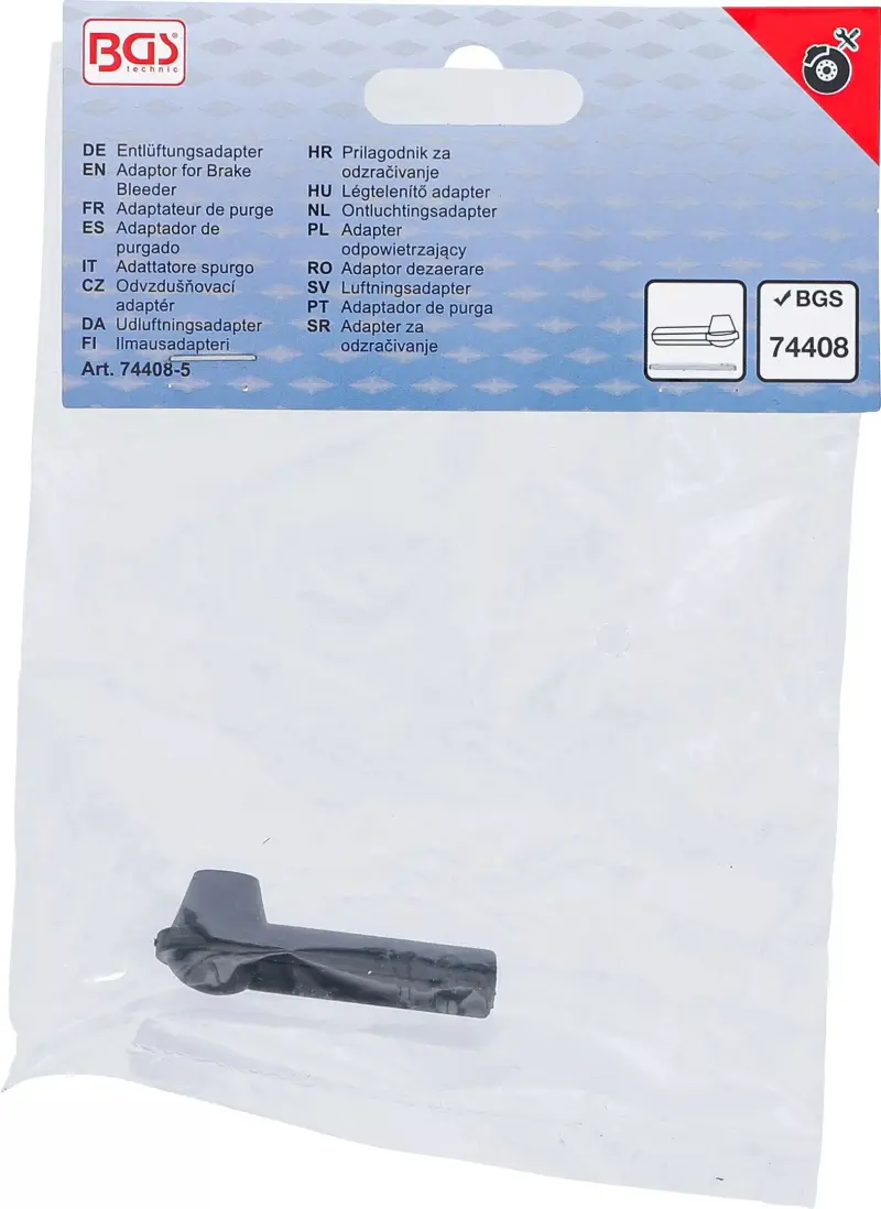 Odvzdušňovací adaptér BGS1074408-5 pro odvzdušňovač brzd pro BGS 74408 (BGS1074408-5)