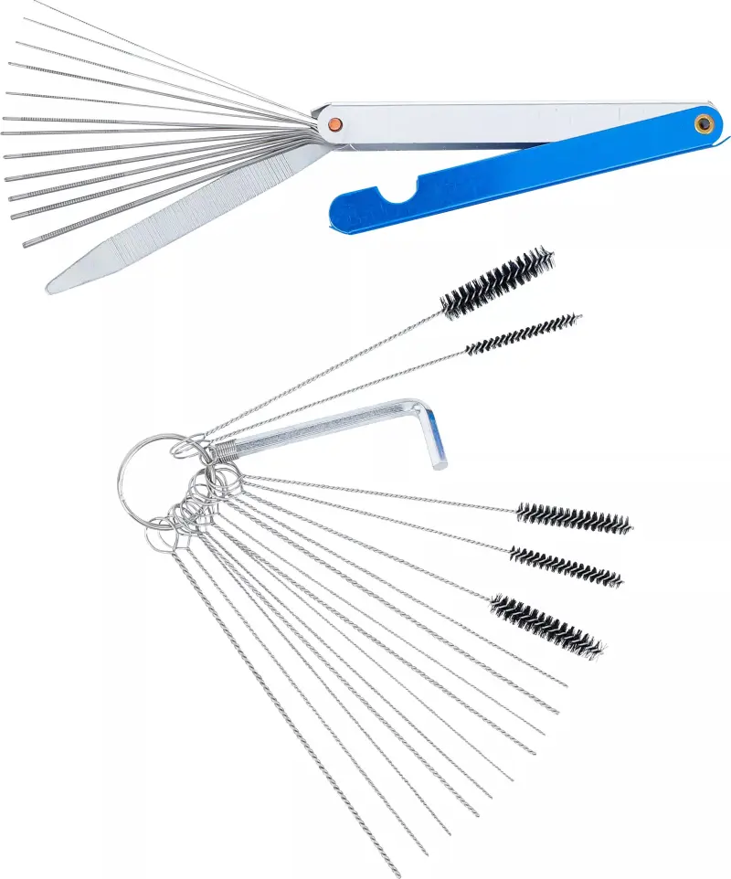 Nástroje na čištění trysek karburátorů BGS1074438 (Sada 16 dílů) (BGS1074438)